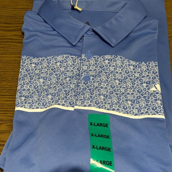 New Adidas Golf Polo Shirt X-Large - Picture 1 of 4
